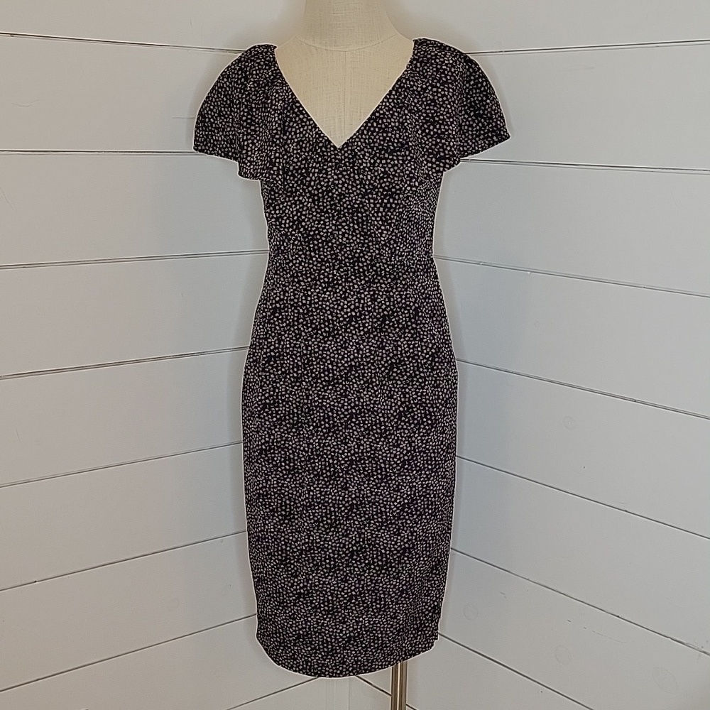 PAYARD small (?) brown and black cocktail dress